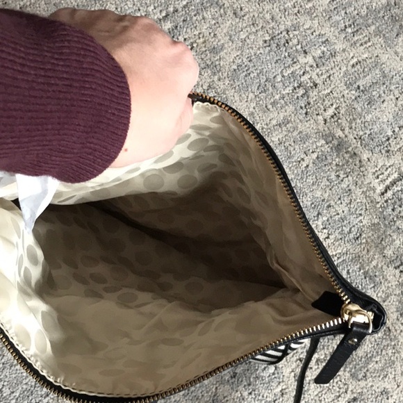 Kate Spade Fabric and Leather foldover bag - Picture 5 of 9